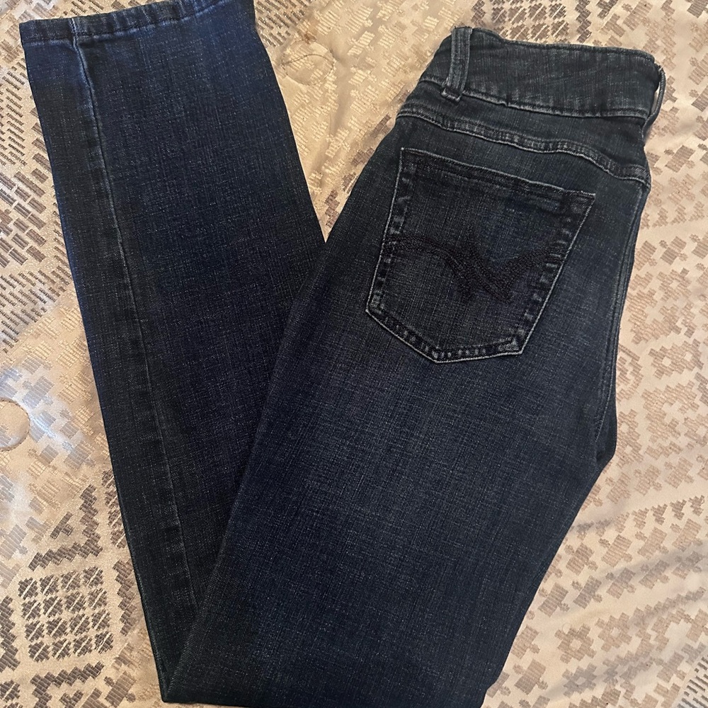 Wrangler Dark Blue Straight Leg Jeans